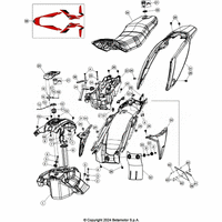 VERKLEIDUNG/SITZBANK/TANK