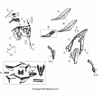 VERKLEIDUNG/SITZBANK/TANK