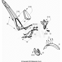 VERKLEIDUNG/SITZBANK/TANK