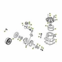 KURBELWELLE/KOLBEN/AUSGLEICHSWELLE