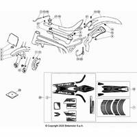 VERKLEIDUNG/SITZBANK/TANK/DEKOR
