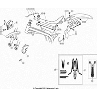 VERKLEIDUNG/SITZBANK/TANK