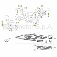 VERKLEIDUNG/SITZBANK/TANK
