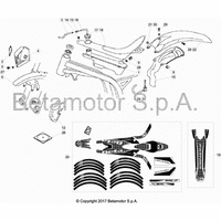 VERKLEIDUNG/SITZBANK/TANK/DEKOR