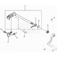 SCHALTWELLE/SCHALTHEBEL