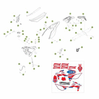 VERKLEIDUNG/SITZBANK/TANK 1