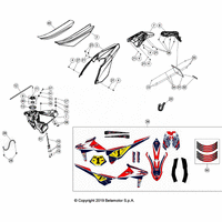 VERKLEIDUNG / TANK / SITZBANK / DEKOR