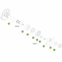 KURBELWELLE/KOLBEN/AUSGLEICHSWELLE 1