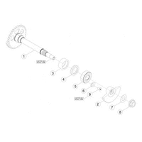 KURBELWELLE - KOLBEN - AUSGLEICHSWELLE 1