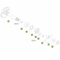 KURBELWELLE/KOLBEN/AUSGLEICHSWELLE 1