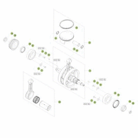 KURBELWELLE/KOLBEN/AUSGLEICHSWELLE 2