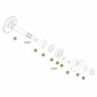 KURBELWELLE/KOLBEN/AUSGLEICHSWELLE 1