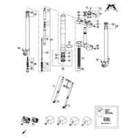 VORDERRADGABEL / STOSSDAEMPFER
