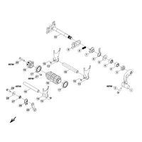 SCHALTHEBEL / SCHALTWELLE / SCHALTGABEL