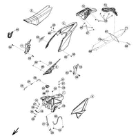 VERKLEIDUNGEN TANK / SITZBANK