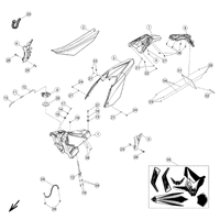 VERKLEIDUNG TANK / SATTEL