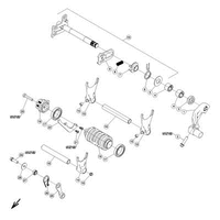 SCHALTHEBEL / SCHALTWELLE / SCHALTGABEL