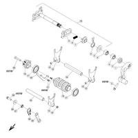 SCHALTHEBEL / SCHALTGABEL / SCHALTWELLE