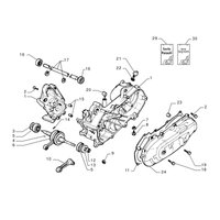 KURBELWELLENGEHAEUSE / KURBELWELLE
