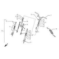 LENKER / GABEL / STOSSDAEMPFER
