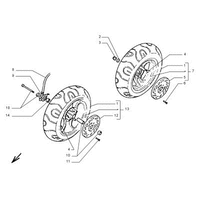 VORDERRAD / HINTERRAD