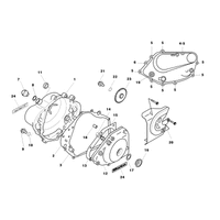 KUPPLUNGSDECKEL / KETTENRITZEL