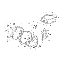 KUPPLUNGSDECKEL / KETTENRITZEL