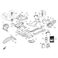 VERKLEIDUNG / SATTEL / KUNSTSTOFFTEILE