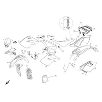 SITZBANK / KRAFTSTOFFTANK / KOTFLUEGEL / VERKLEIDUNG