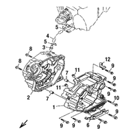 KURBELGEHAEUSE KOMPL.