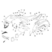 SITZBANK / TANK / KOTFLUEGEL / VERKLEIDUNG