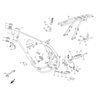 RAHMEN / STAENDER RAHMENNUMMER ZD3E20010B0001271-ZD3E20010B0001354