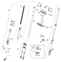 VORDERRADGABEL RAHMENNUMMER ZD3E20010C0001355-ZD3E20010C0001394