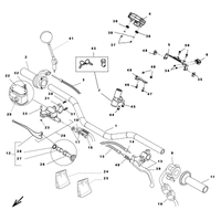 LENKER / BEDIENELEMENTE RAHMENNUMMER ZD3E20010C0001355-ZD3E20010C0001394
