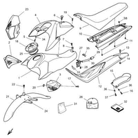 VERKLEIDUNG / TANK / SATTEL