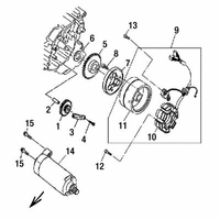 STARTERMOTOR / ANLASSERZAHNRAD