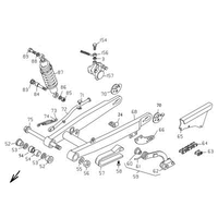 HINTERRADSCHWINGE / STOSSDAEMPFER