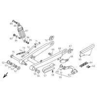 HINTERRADSCHWINGE / STOSSDAEMPFER