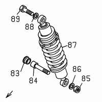 STOSSDAEMPFER HINTEN