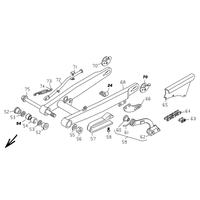HINTERRADSCHWINGE / SEITENSTAENDER