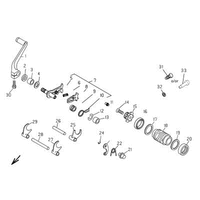 SCHALTHEBEL / SCHALTWELLE / SCHALTGABEL