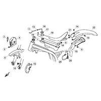 KRAFTSTOFFTANK / SITZBANK / KOTFLUEGEL HINTEN