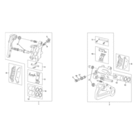 BREMSSATTEL VORNE / HINTEN