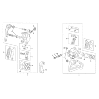 BREMSSATTEL VORNE / HINTEN