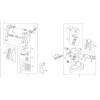 BREMSSATTEL VORNE / HINTEN