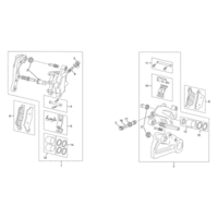 BREMSSATTEL VORNE / HINTEN