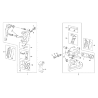 BREMSSATTEL VORNE / HINTEN