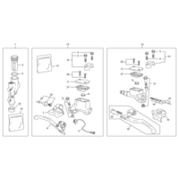 HAUPTBREMSZYLINDER VORNE / BREMSSATTEL HINTEN