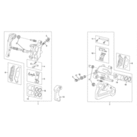 BREMSSATTEL VORNE / HINTEN