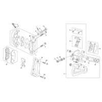 BREMSSATTEL VORNE / HINTEN